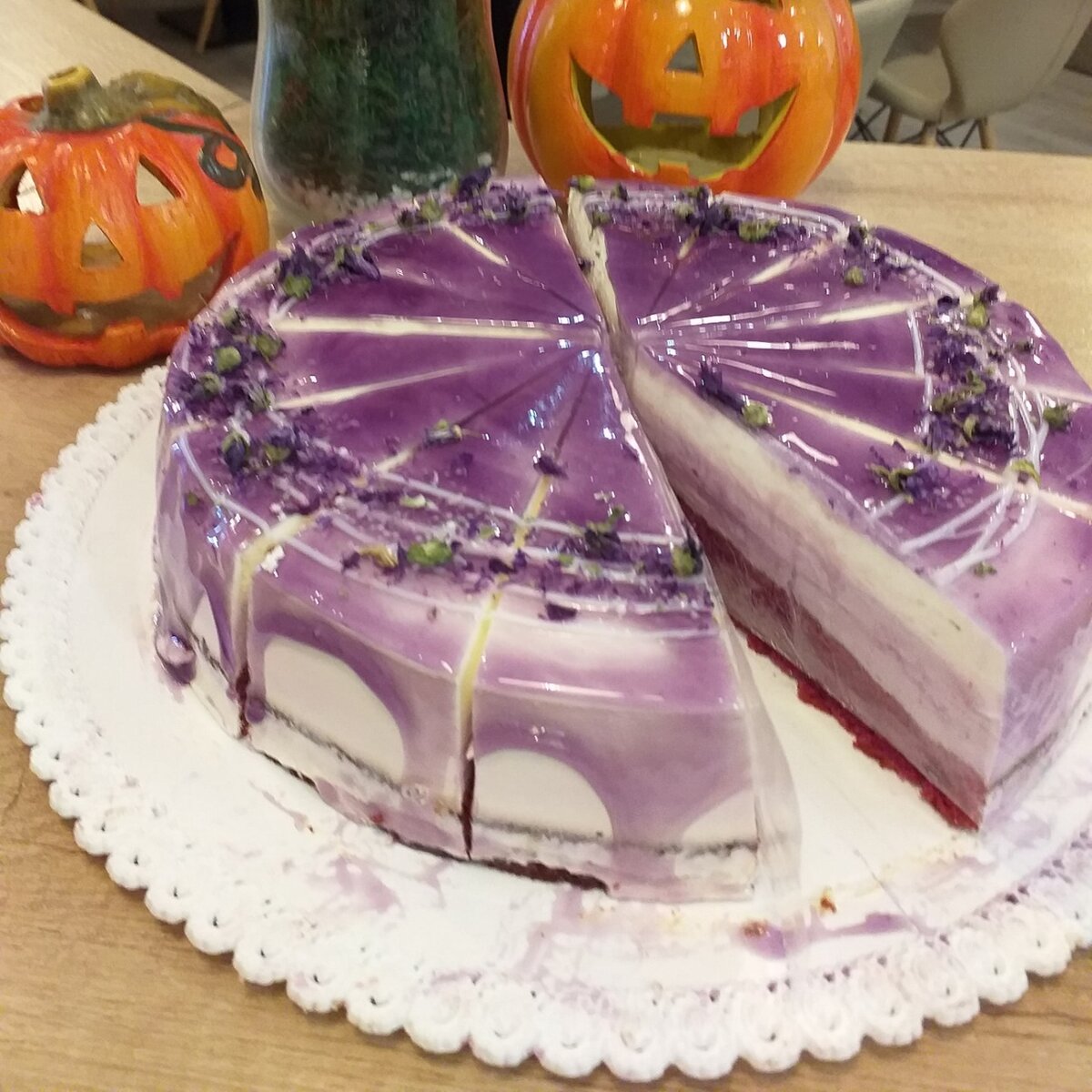 Levanduľový cheesecake